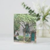 De groene deur ©2008 briefkaart (Staand voorkant)