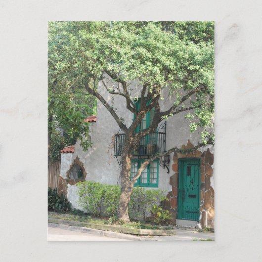 De groene deur ©2008 briefkaart (Voorkant)