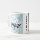 De groene draak koffiemok (Voorkant links)