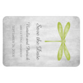 De groene Dragonfly bewaart de Magnet van de Datum Magneet (Horizontaal)