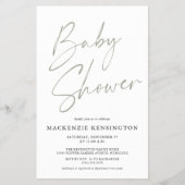 De Groene Eenvoudige FLYER van het Manuscript van  (Voorkant)