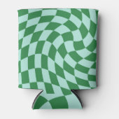 De groene en Blauwe Gangschikte Checkerboard van d Blikjeskoeler (Voorkant)