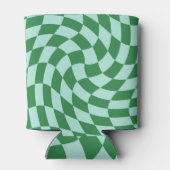 De groene en Blauwe Gangschikte Checkerboard van d Blikjeskoeler (Achterkant)