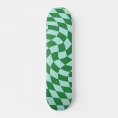 De groene en Blauwe Gangschikte Checkerboard van d Persoonlijk Skateboard (Voorkant)