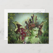 De Groene Faerie Briefkaart (Voorkant / Achterkant)