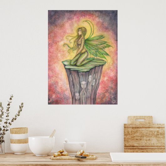 De Groene Fee Poster (Keuken)