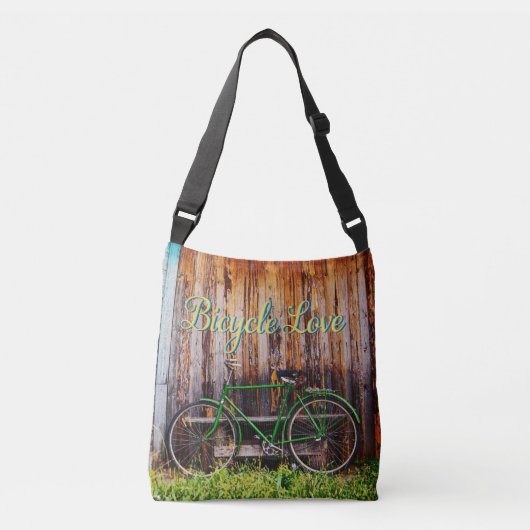 De Groene Fiets 1 Crossbody Tas (Voorkant)