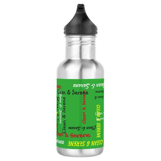 De Groene Fles van het water, Schoon en Rustig, (Rechts)