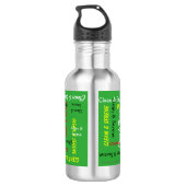 De Groene Fles van het water, Schoon en Rustig, (Achterkant)