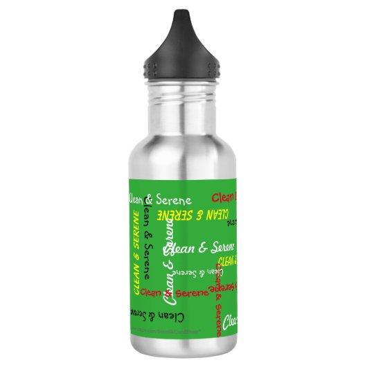 De Groene Fles van het water, Schoon en Rustig, (Links)