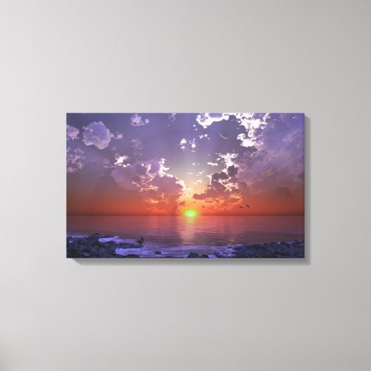 De groene Flits Canvas Afdruk (Voorkant)