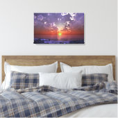 De groene Flits Canvas Afdruk (Insitu (Slaapkamer))