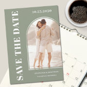 De Groene Foto van de pagina sparen de Datum Save The Date