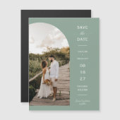 De Groene Foto van de Sage sparen de Magnetische K (Voorkant / Achterkant)