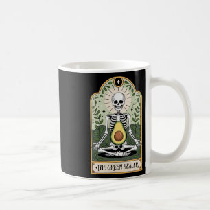 De Groene Genezer Skelet Avocado Yoga Mysticus  Koffiemok