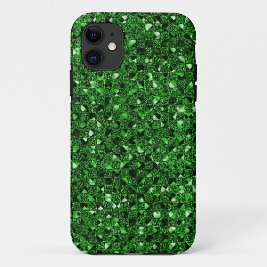 De Groene Gevallen van de Telefoon van het Sequin Case-Mate iPhone Case (Achterkant)
