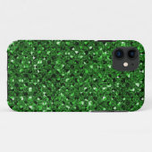 De Groene Gevallen van de Telefoon van het Sequin Case-Mate iPhone Case (Achterkant (horizontaal))