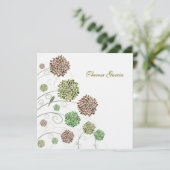 De Groene Geveltoppen Gepersonaliseerde Kaart (Staand voorkant)