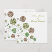 De Groene Geveltoppen Gepersonaliseerde Kaart (Voorkant / Achterkant)