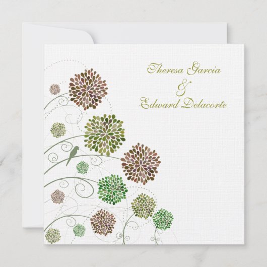 De Groene Geveltoppen Gepersonaliseerde Kaart (Voorkant)