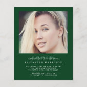 De Groene GraduPartij van de Graduatie van de Foto (Achterkant)