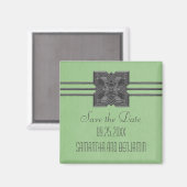 De groene Grens van Medallion sparen de Magnet van (Voorkant / Achterkant)