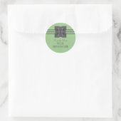 De groene Grens van Medallion sparen de Stickers v (Tas)