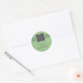 De groene Grens van Medallion sparen de Stickers v (Envelop)