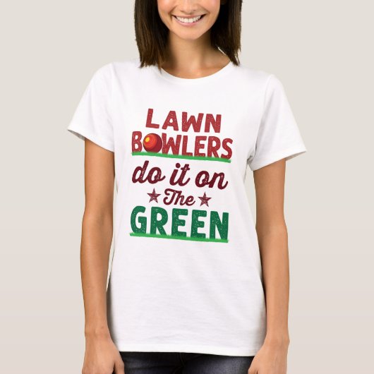 De groene groten doen het. t-shirt (Voorkant)