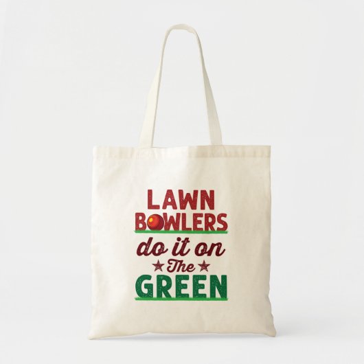 De groene groten doen het. tote bag (Voorkant)