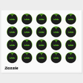 De groene Hart Gepersonaliseerde Sticker van de (Vel)