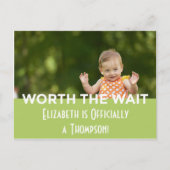 De groene Heldere Moderne Aankondigingen van de (Voorkant)