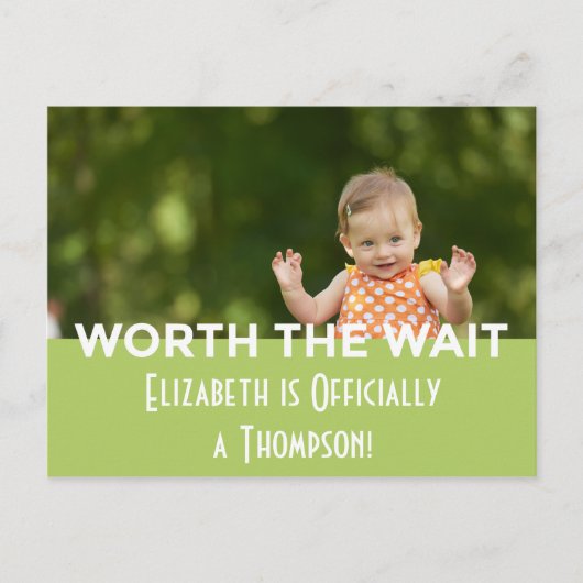 De groene Heldere Moderne Aankondigingen van de (Voorkant)