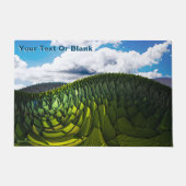 De groene heuvels van de aarde deurmat (Voorkant)