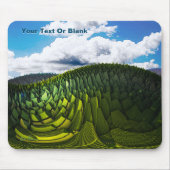 De groene heuvels van de aarde muismat (Voorkant)