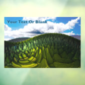 De groene heuvels van de aarde raamsticker (Vel 3)