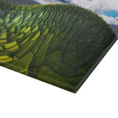 De groene heuvels van de aarde snijplank (Hoek)