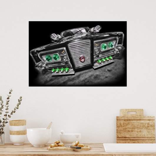 De Groene Hornet - Zwarte Schoonheid Poster (Keuken)