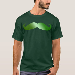De groene Ierse Snor van de Snor T-shirt