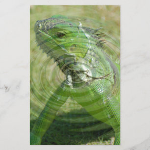 De Groene Iguana Briefpapier