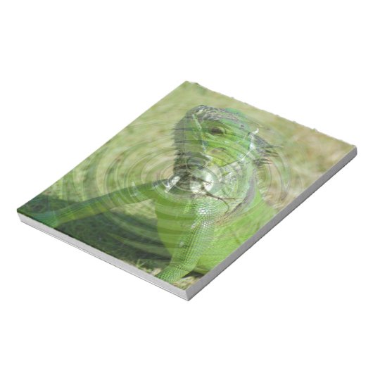 De Groene Iguana Notitieblok (Linkerzijde)