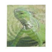 De Groene Iguana Notitieblok (Voorkant)