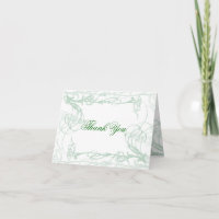 De groene Jugendstil dankt u Kaarten