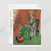 De groene jurk - Henri Matisse Feestdagenkaart (Voorkant / Achterkant)