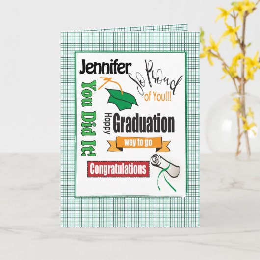 De groene Kaart van de Douane van de Gefeliciteerd (Gele Bloem)