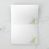 De groene Kaart van de Windmolen van de Turbine (Binnen)