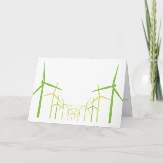 De groene Kaart van de Windmolen van de Turbine