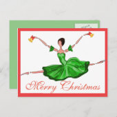 De groene Kaart van het Ballet van Kerstmis, de (Voorkant / Achterkant)