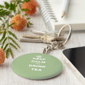 De groene KAMP van het Kroon KALM EN de Belangrijk Sleutelhanger (Zijkant)