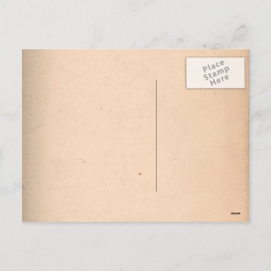 De groene Kerstman in een bos met een hert Feestdagenkaart (Achterkant)